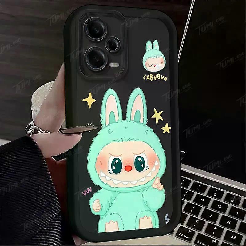 Electronics Cute Cartoon Lucky L- Case For Xiaomi Redmi Note 12 14 13 11 Pro Plus 5G 12S 11S 10S 10 9 Redmi 14C 13C 12C 12 4G A3 A3X