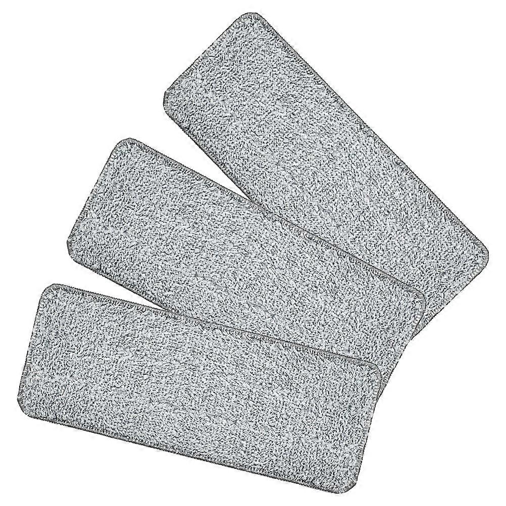 3pcs Reusable Mop Pads, Machine Washable Microfiber Refills Compatible with Vileda & Squeezy Mops for Hardwood, Tile & Floors