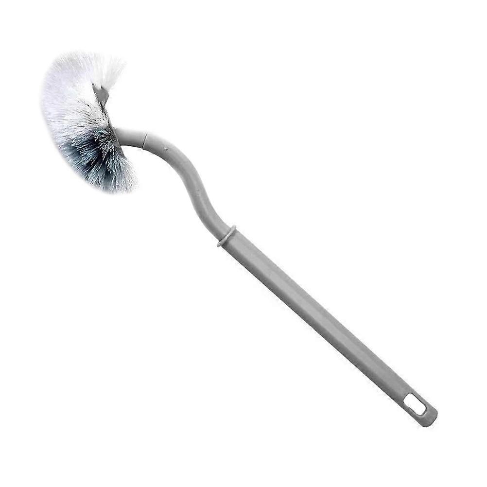 Bathroom Cleaning Brushes Plastic Curved Handle Daily Cleaning 2Pcs