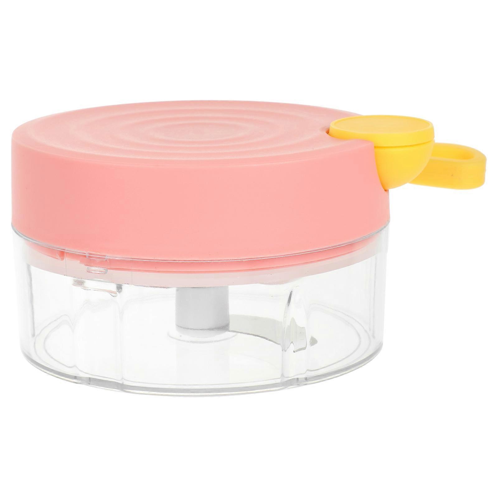 Hand Press Garlic Chopper Veggie Chopper Garlic Grinder For Household Users Square Shape PC Material 4.1×4.1×2.6in 1Pack