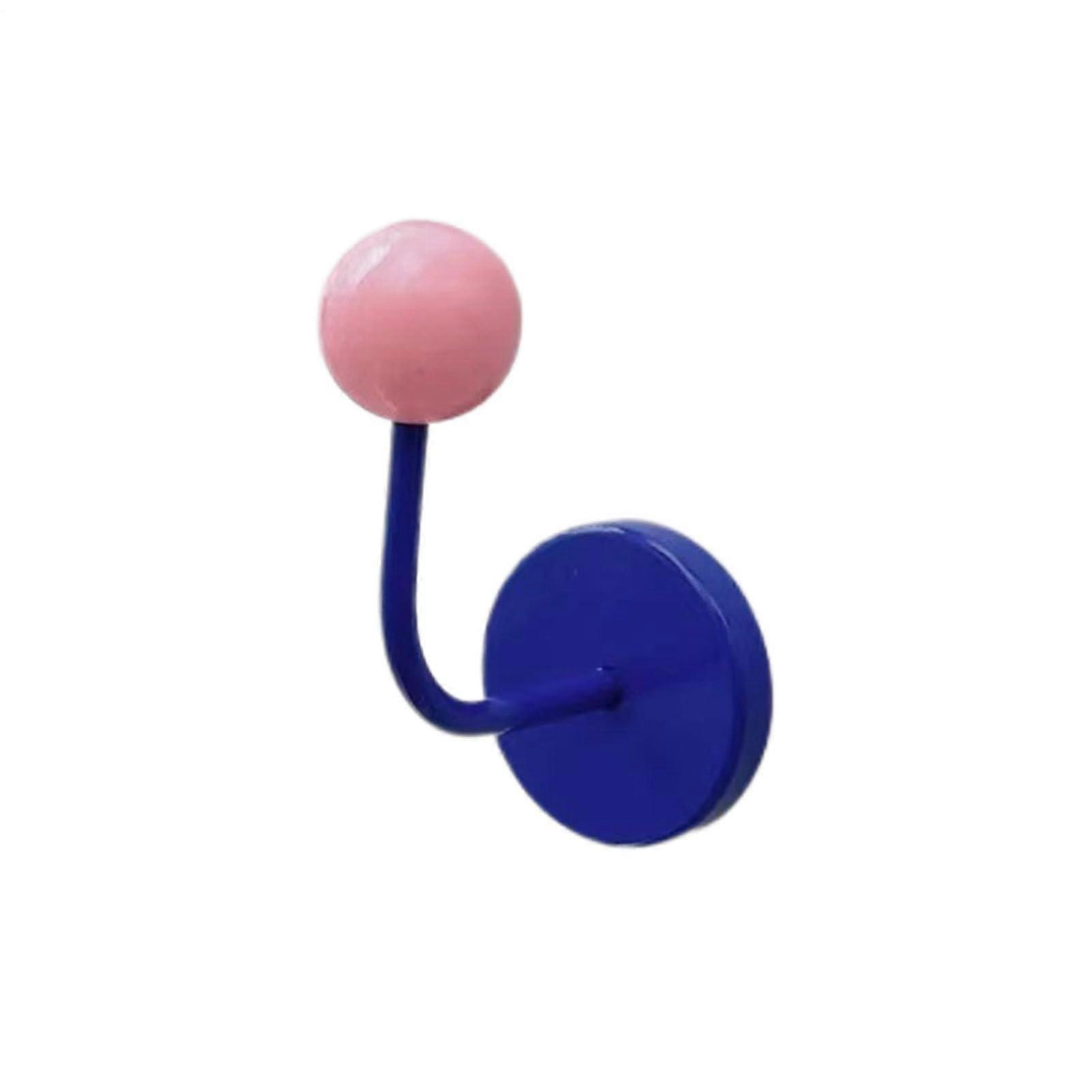 Colorful Coating Hooks Magnetic Hooks, Portable for Refrigerator in Blue