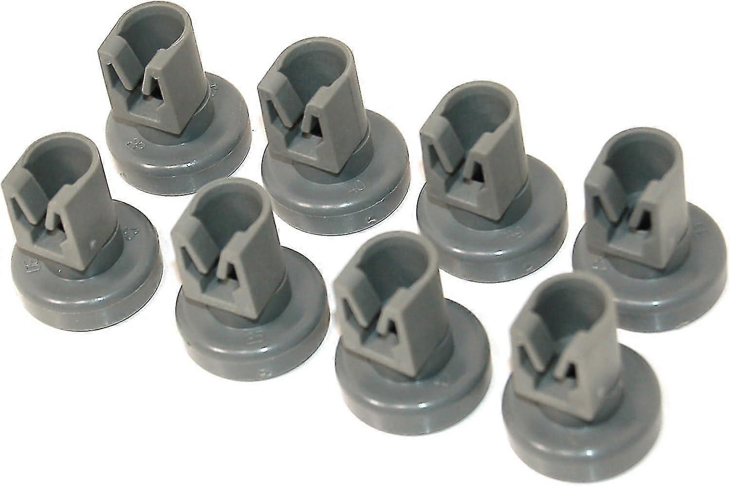 Geschirrspüler Grau Obere Korbräder - 8er-Pack