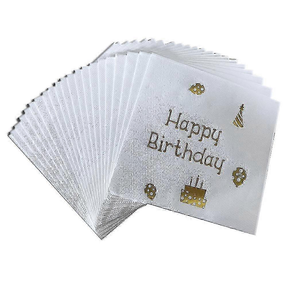 5 pakker trykte servietter