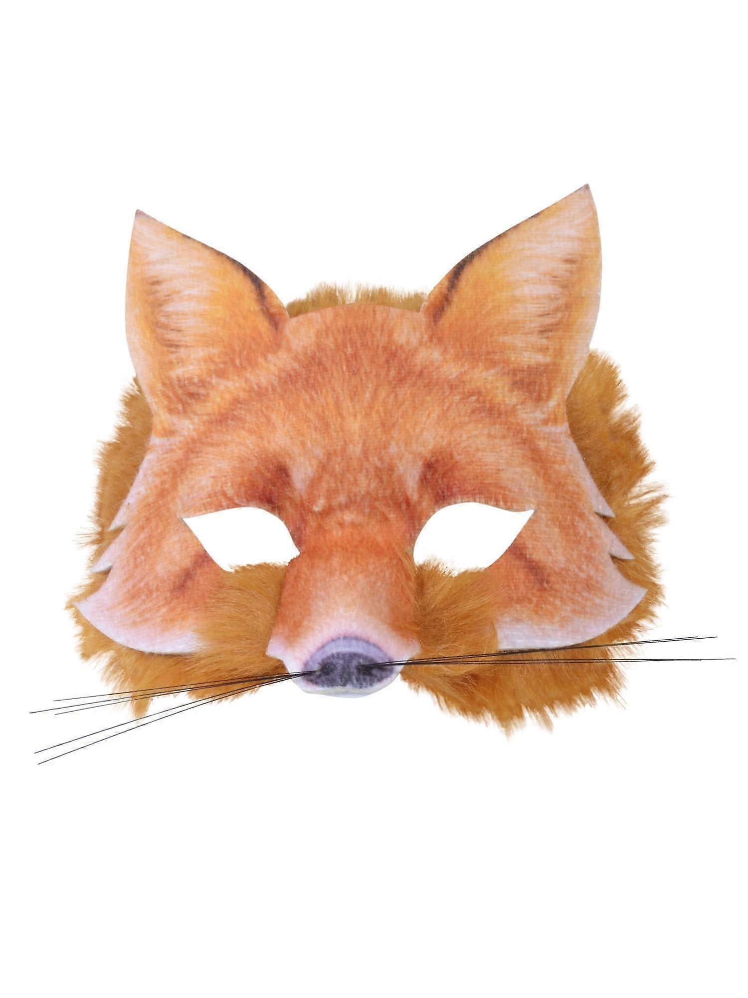 Nouveautés Masque Visage Animal Femme Marron Taille Unique