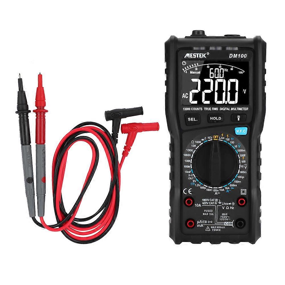 AstroAI DM100 Digital Multimeter Measures Voltage Tester, Current, Resistance, Continuity Meter