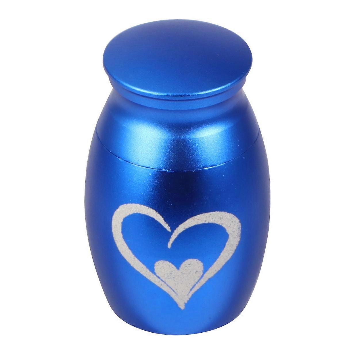 Pet Urns Funerary Casket for Pets .50x2.00x2.00CM Stainless Steel Storage for Cremated Ashes 1Pcs
