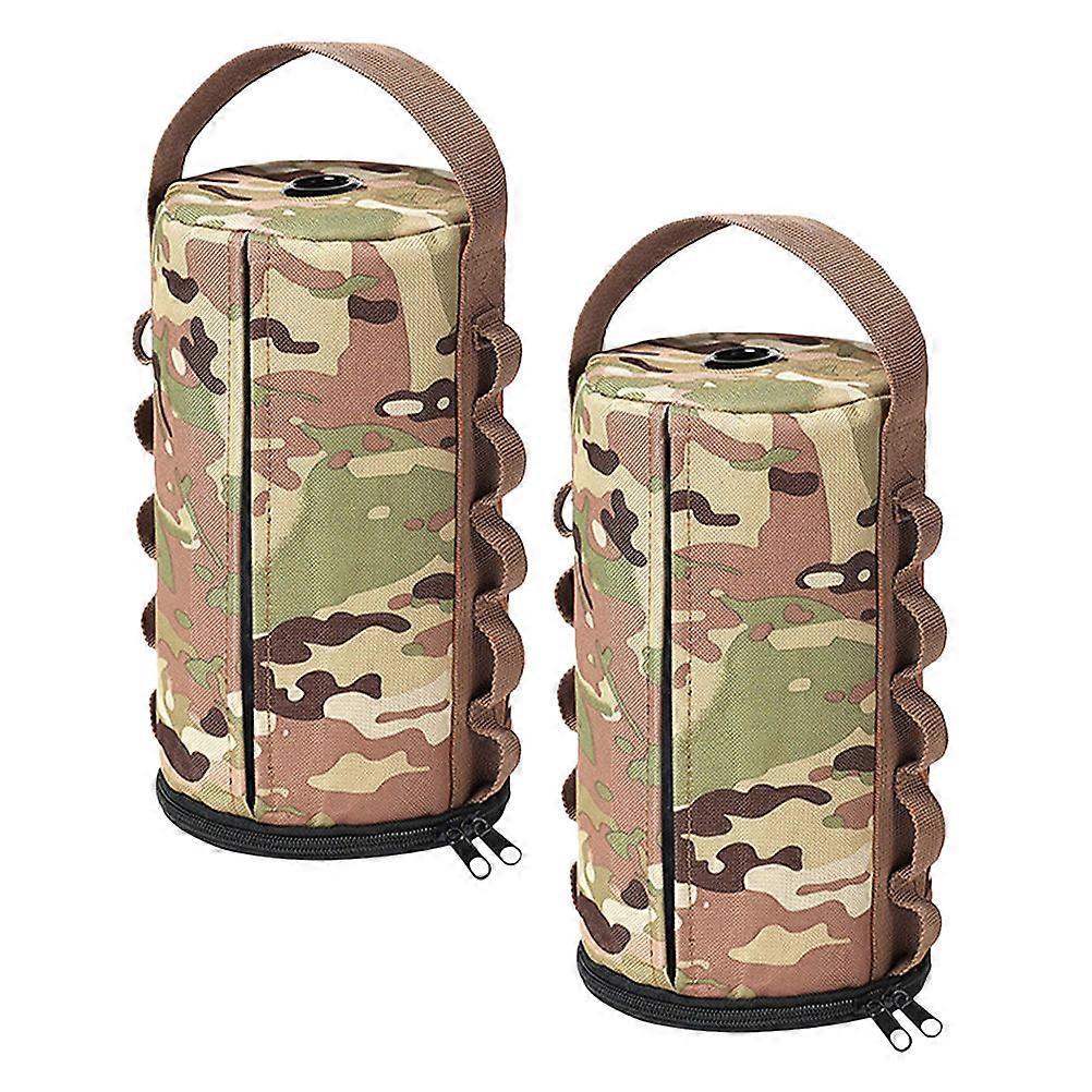 Hanging Tissue Bag Multifunctional Portable Outdoor Tissue Box For Bathroom And Camping Space Saving 25.00X14.00X14.00CM 2Pcs