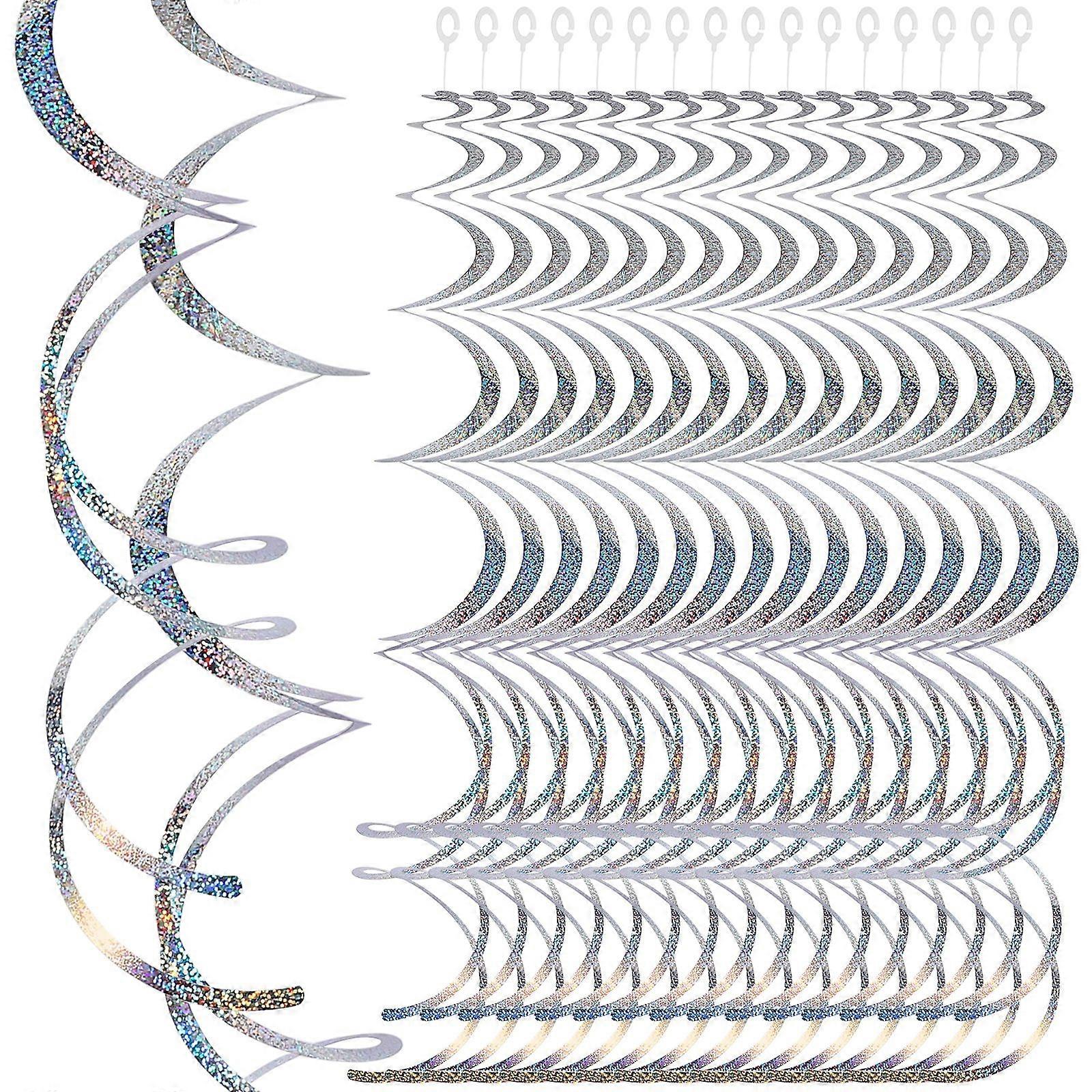 30pcs Coloré Partie Spirale Decors Fête Pendentifs Coloré Spirale Pendentifs pour Décor