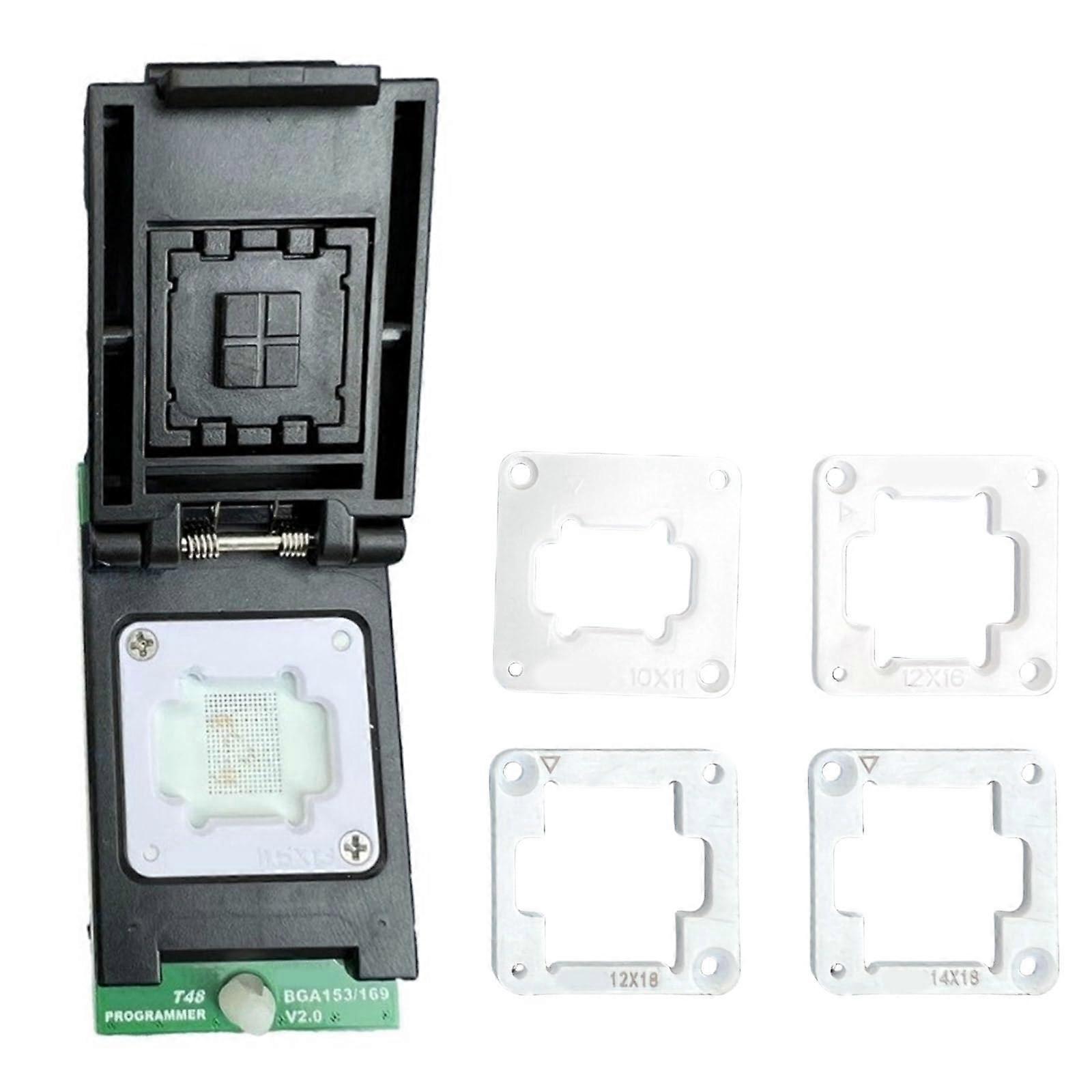 Professional EMMC BGA153/BGA169 Long Life Adapter Probe Holder for T48 Programmer, Safe Data Transfer Ref: 8625