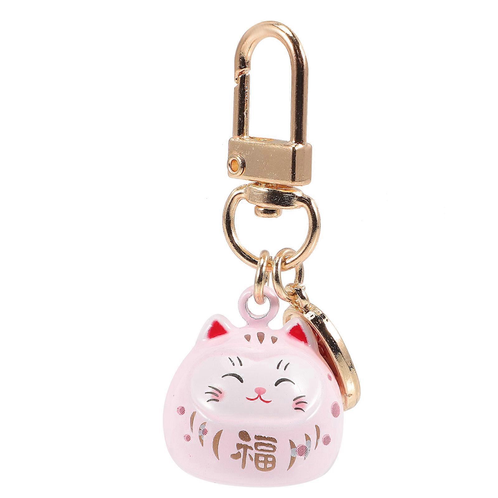 Pendant Keychain Charm with Bell Bag Key Ring for Handbag Backpack Decor Feng Shui Style Perfect Birthday Christmas Festival