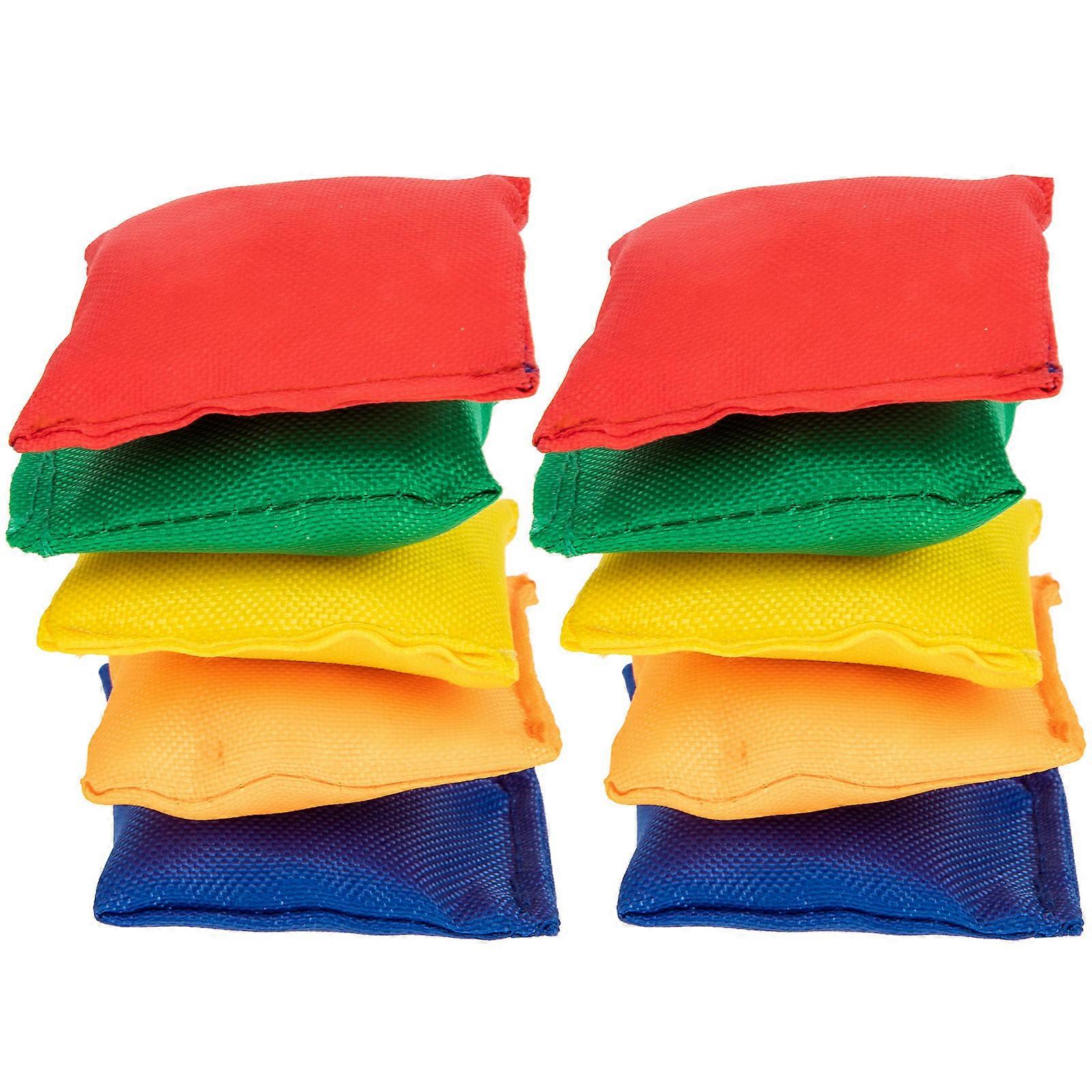 Throwing Sandbags Playthings For Kids Family Fun Outdoor Recreation Assorted Color 10Pcs Portable Game