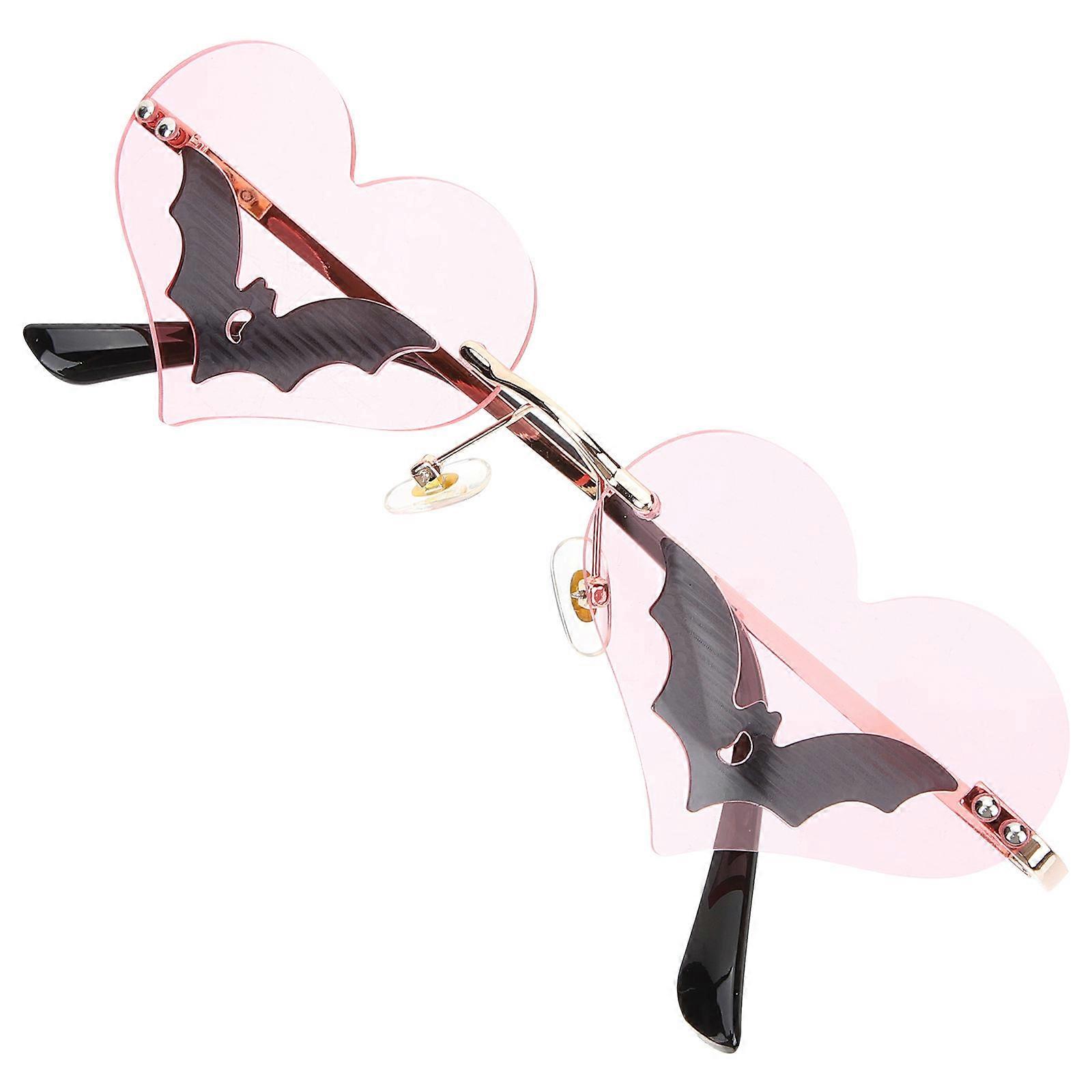 Rimless Sunglasses for Women Stylish Decorative Fun for Parties Photo Shoots 100% Protection