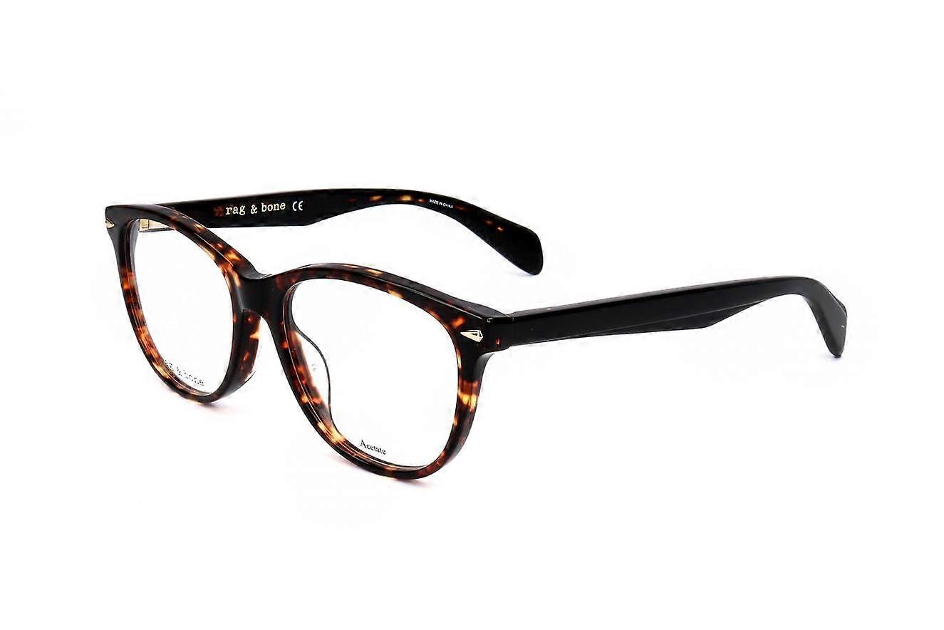 Eyewear Frames Rag & Bone RNB3025 086 HAVANA 50/16/140 WOMAN