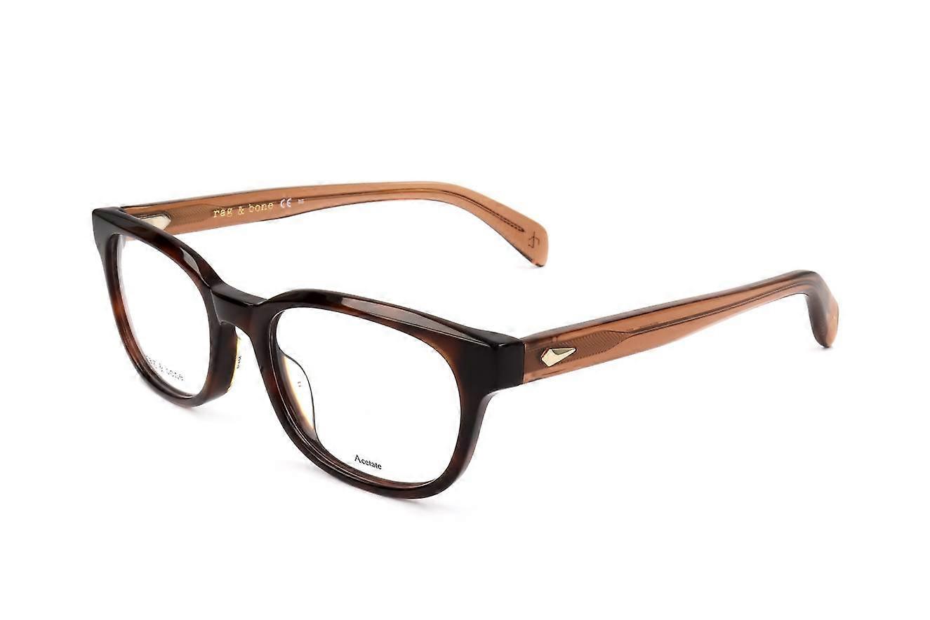 Eyewear Frames Rag & Bone RNB8000 086 HAVANA 53/19/145 UNISEX