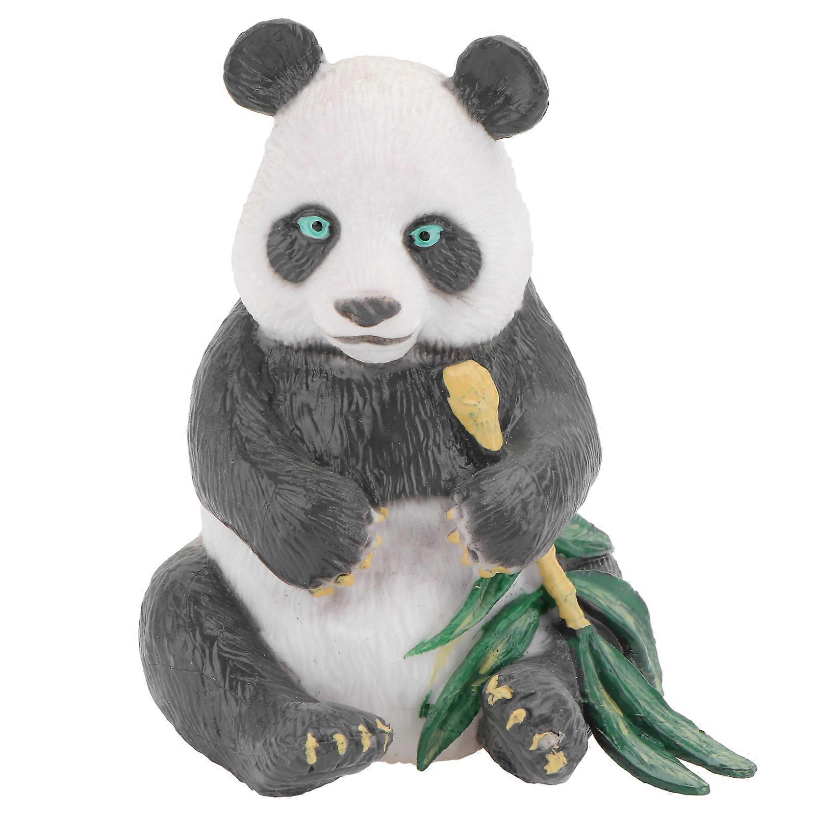 Simulated Panda Animal Model 1Set For Children In Nursery Classroom With Realistic Lifelike Shape And