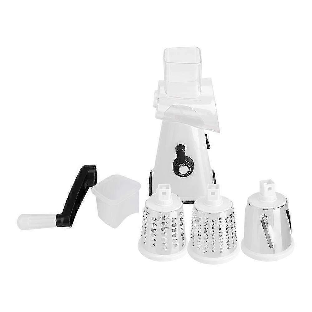 Manual Handheld Round Vegetable & Potato Slicer Cutter - Multifunctional Kitchen Tool for Carrots and More
