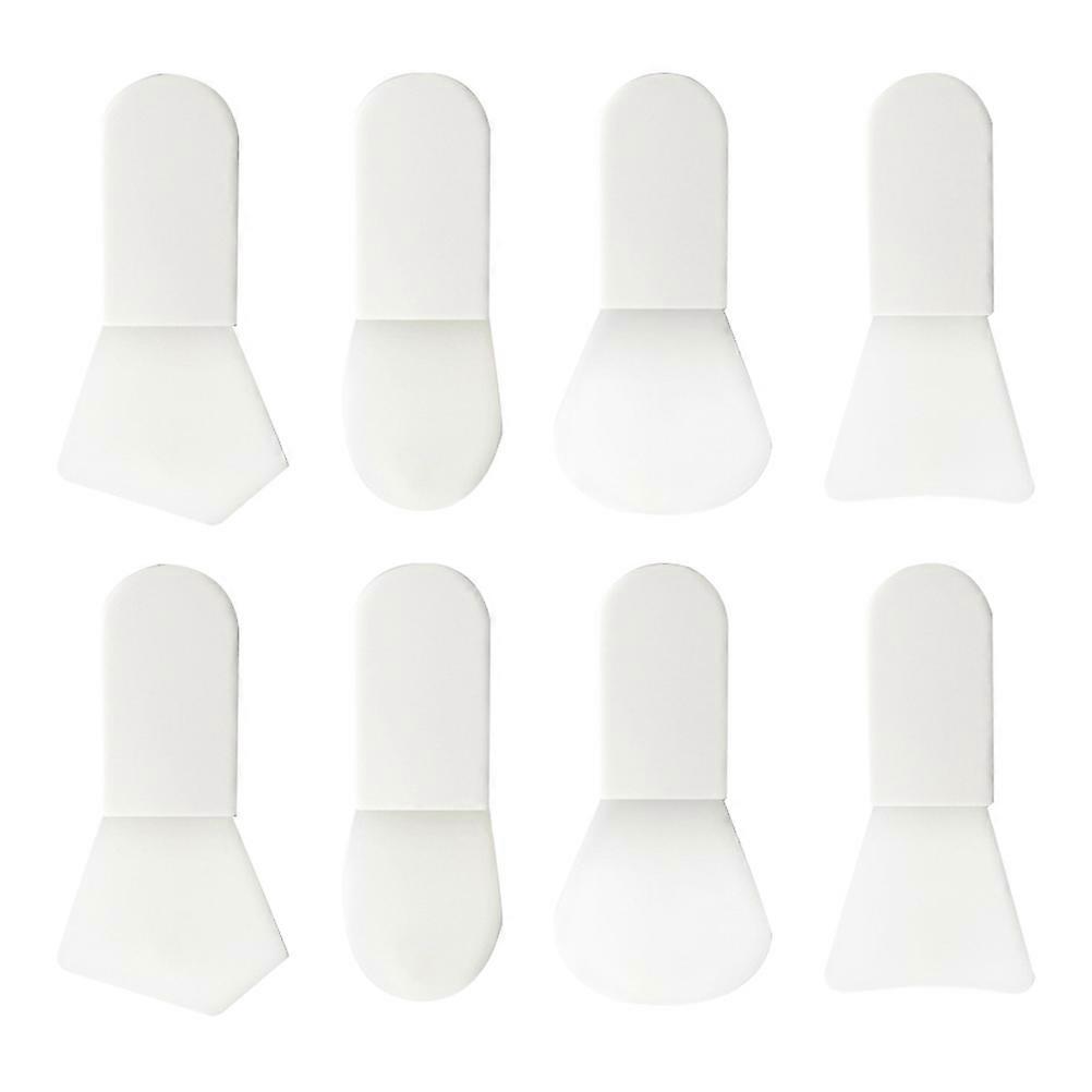 Facial Cleaning Brush Set 8Pcs Mini Mudpack Application Tool For Home Use And Beauty Center With -Shaped Design
