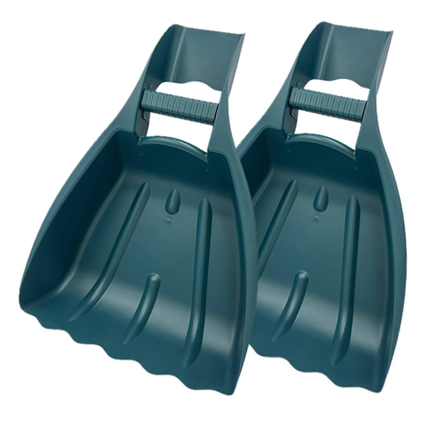 Leaf Shovels Hand Rake 20x13x4 Inch Leaf Collector with Handle PP Grabber