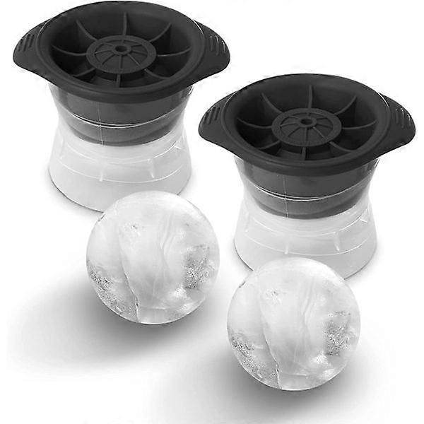 large spherical ice cube trays 6 cm Set of 2 (gray)