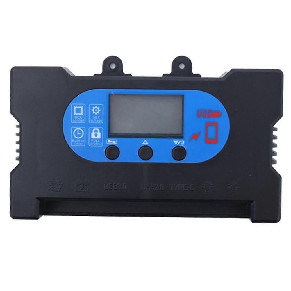 Solar controller for leadacid lithium batteries, universal controller, dual USB fastcharge solar controller, 50A