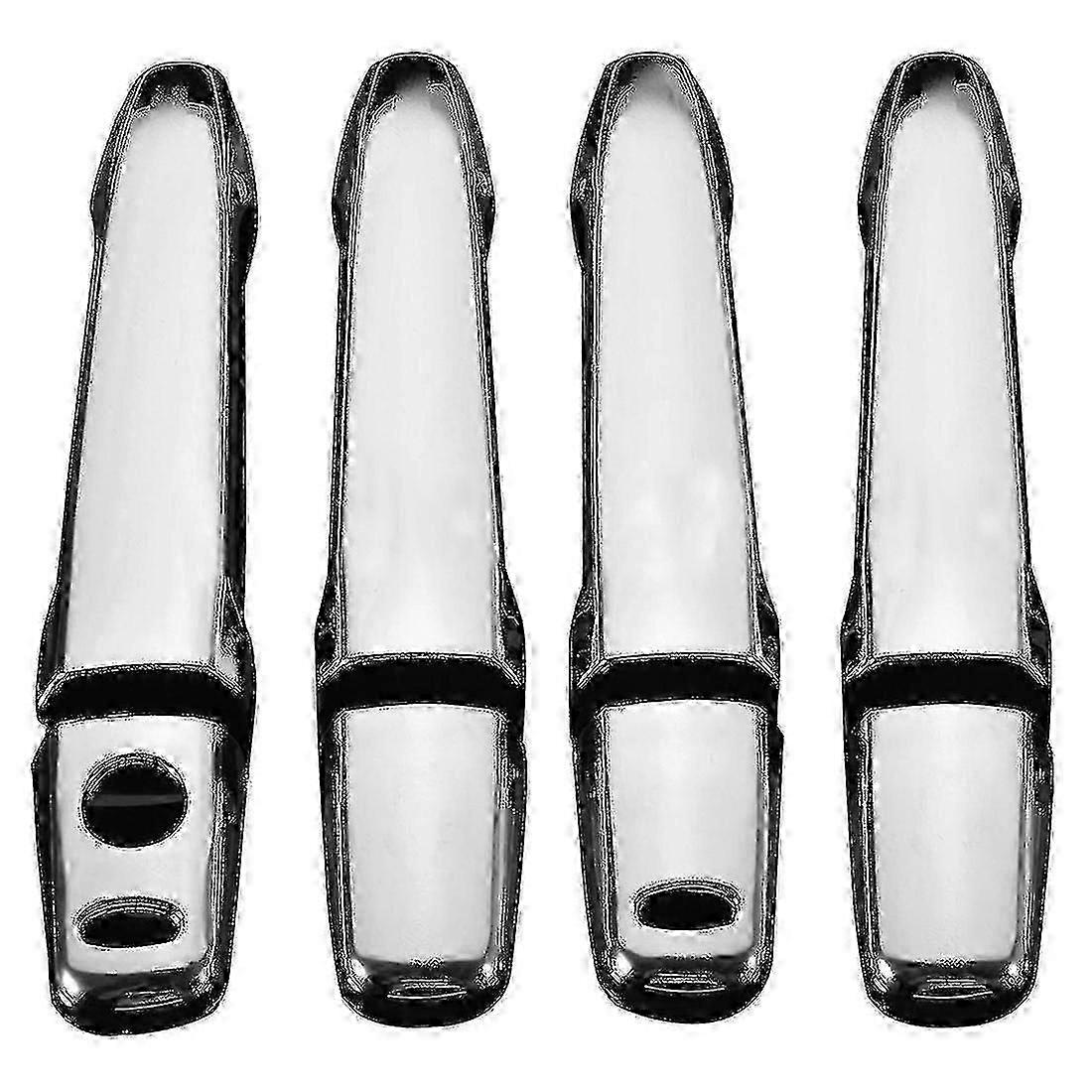 4pcs Chrome Smart Key Cap For Mitsubishi Outlander 2003-2016
