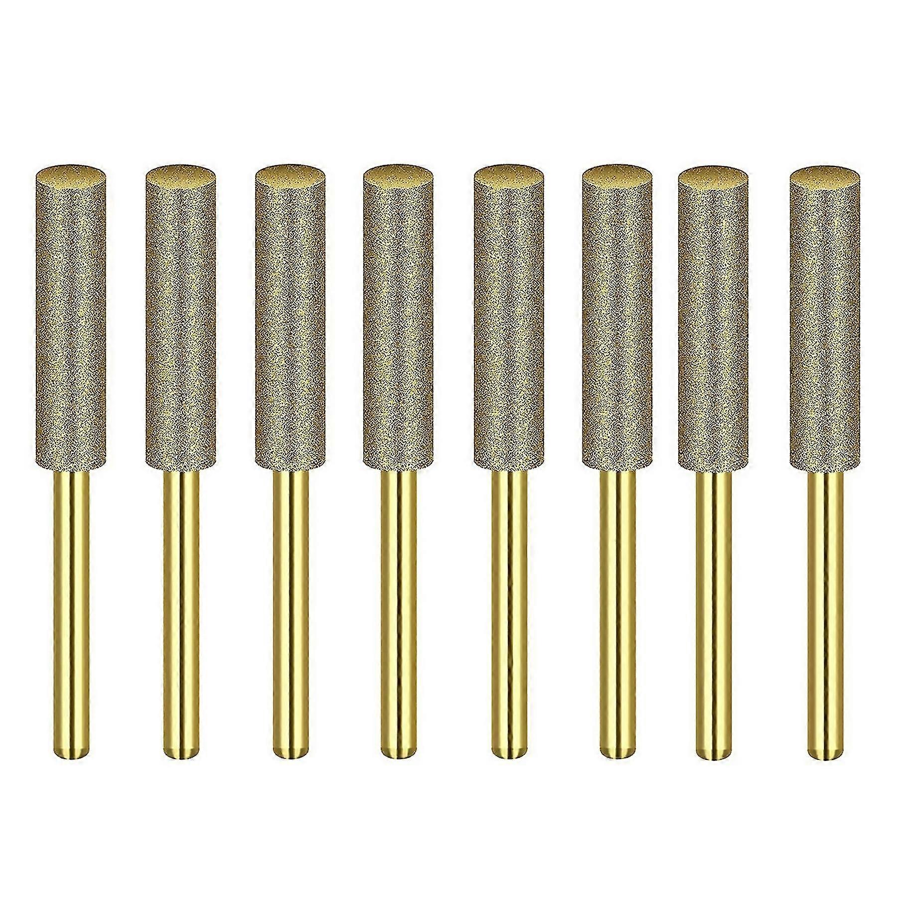 For 8pcs High Hardness Diamond Chainsaw Sharpener732 Inch 55mm