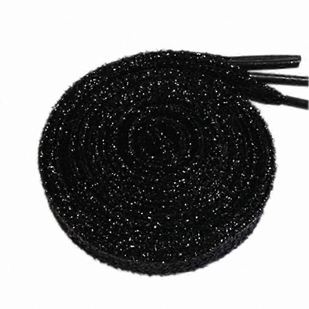 Flat Elastic Glitter Shoelaces, 110cm Sneaker Laces, 1 Pair
