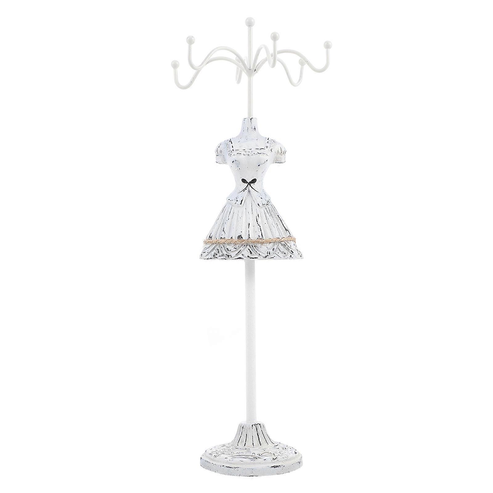 Jewelry Display Rack Earring & Bracelet Holder, Unique Design, Elegant Craftsmanship, Grey, for Storefront, Trade Shows & Home Use