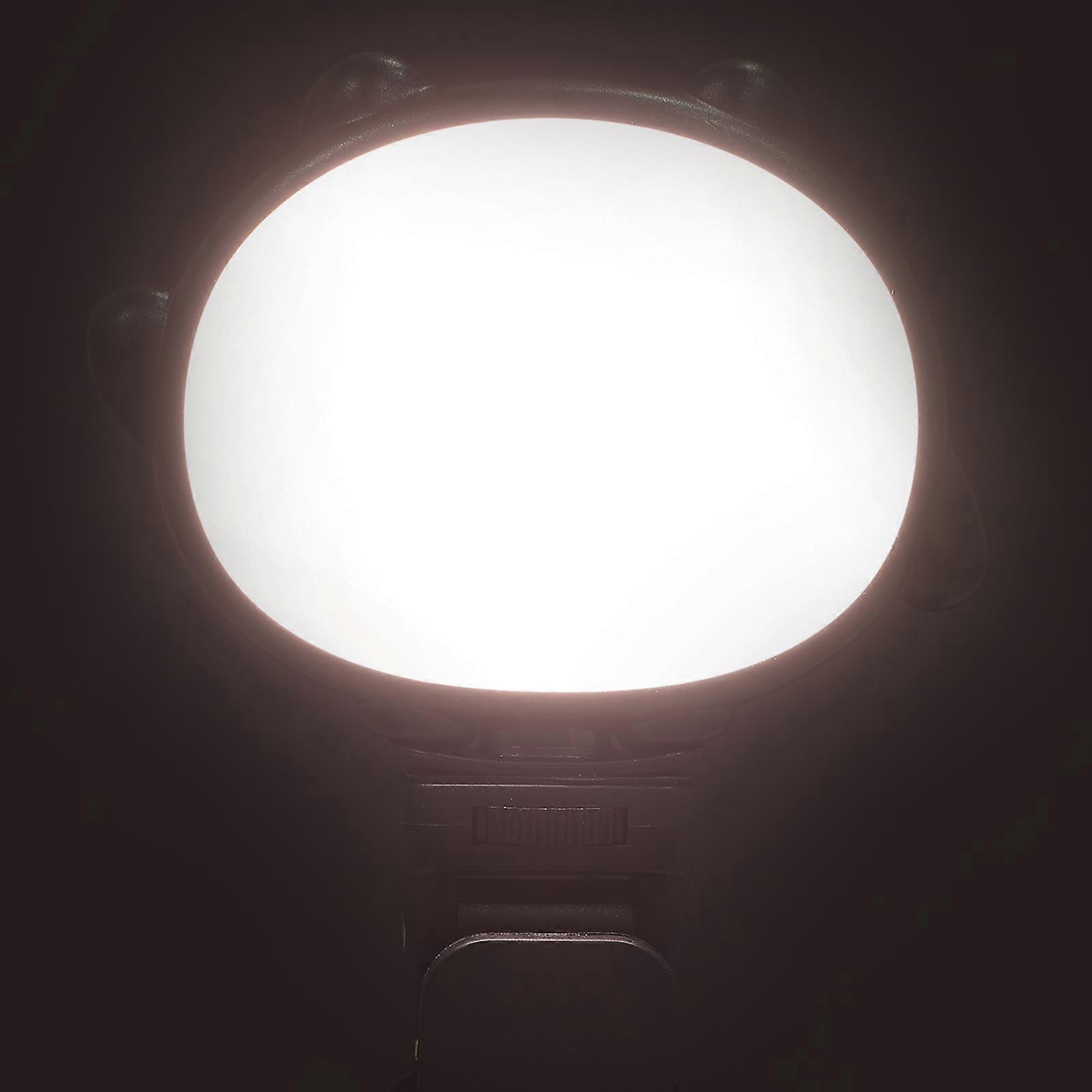 Adjustable Brightness Clip On Led Camera Light Ideal For Photography 1Pcs Black