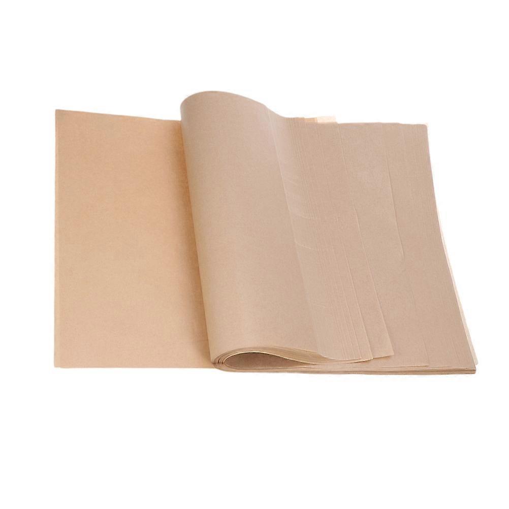 Unbleached Pre Cut Baking Parchment Paper 100 Sheets Non Stick, Greaseproof for Air Fryer, Oven, Bread Wrapping & Food Storage