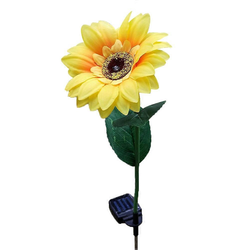 Solar Powered LED Sunflower Garden Lights for Lawn, Pathway & Patio – Rechargeable Warm White Outdoor Decorative Lighting for Landscape, Driveway &