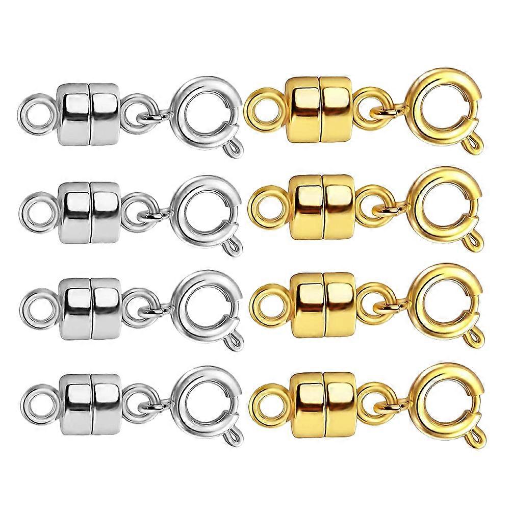 Magnet Clasps For Necklaces 8Pcs Assorted Color Unique Shaped Design DIY Projects Craft Enthusiasts