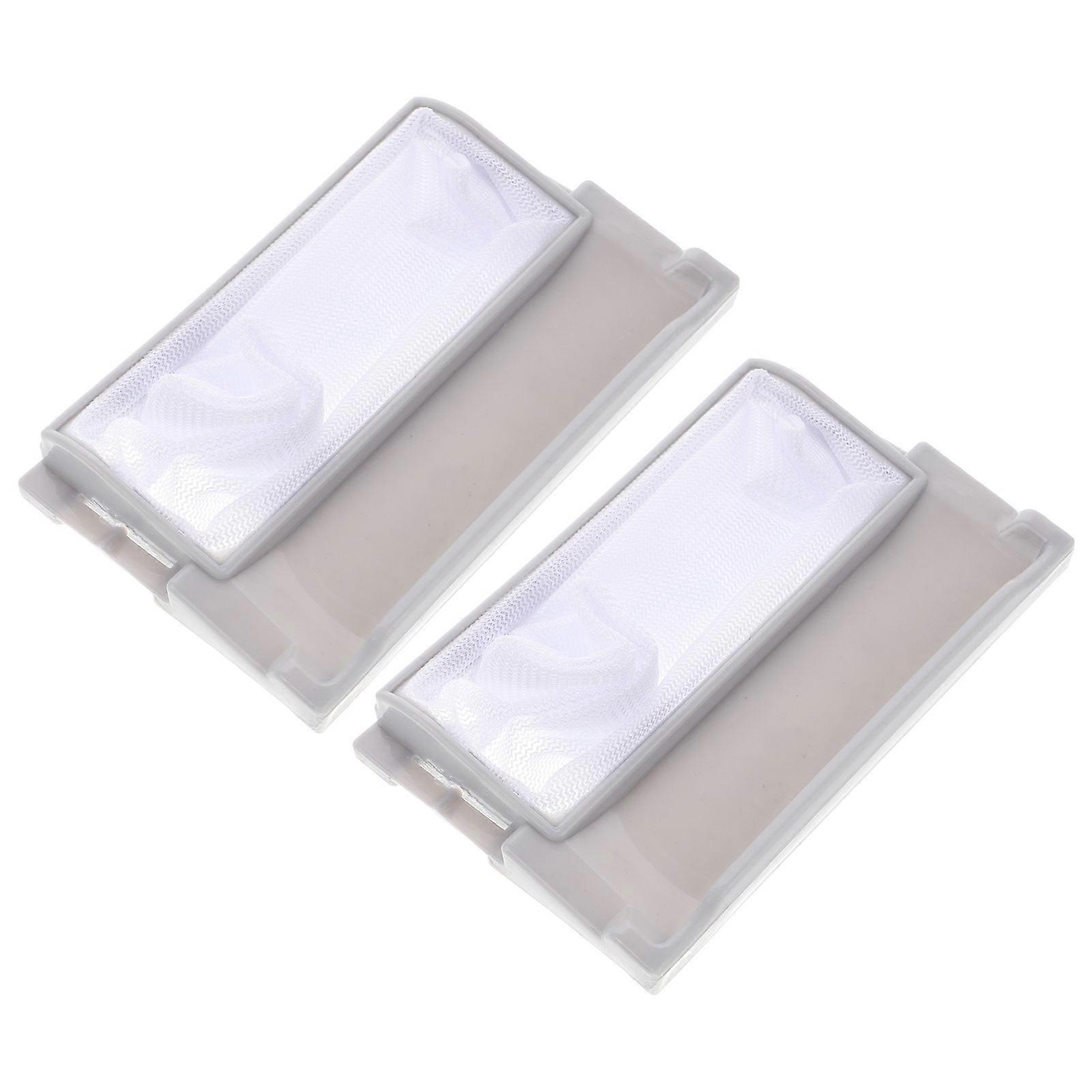 Washing Machine Lint Bags (2pcs) High Efficiency Filter Mesh for Optimal Filtration Compatible with Various Models Protects Against Item Damage