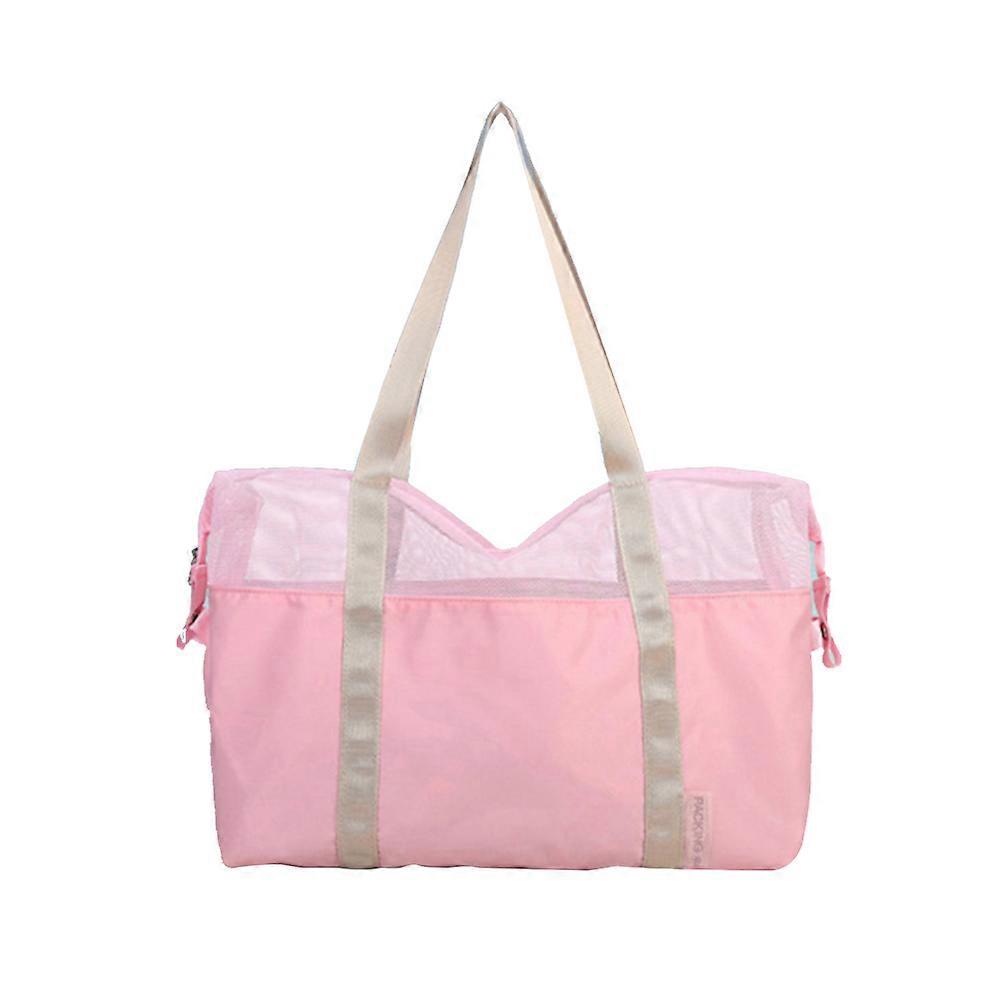 Mesh Beach Handbag Portable Outdoor Bag Designed For Everyday Use In Summer With Adequate Storage For Clothing 1 Piece