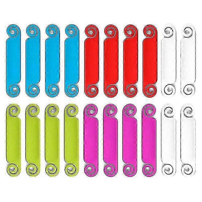 20个电缆标签电缆管理标签多色电缆标签电线识别标签适用于USB Co