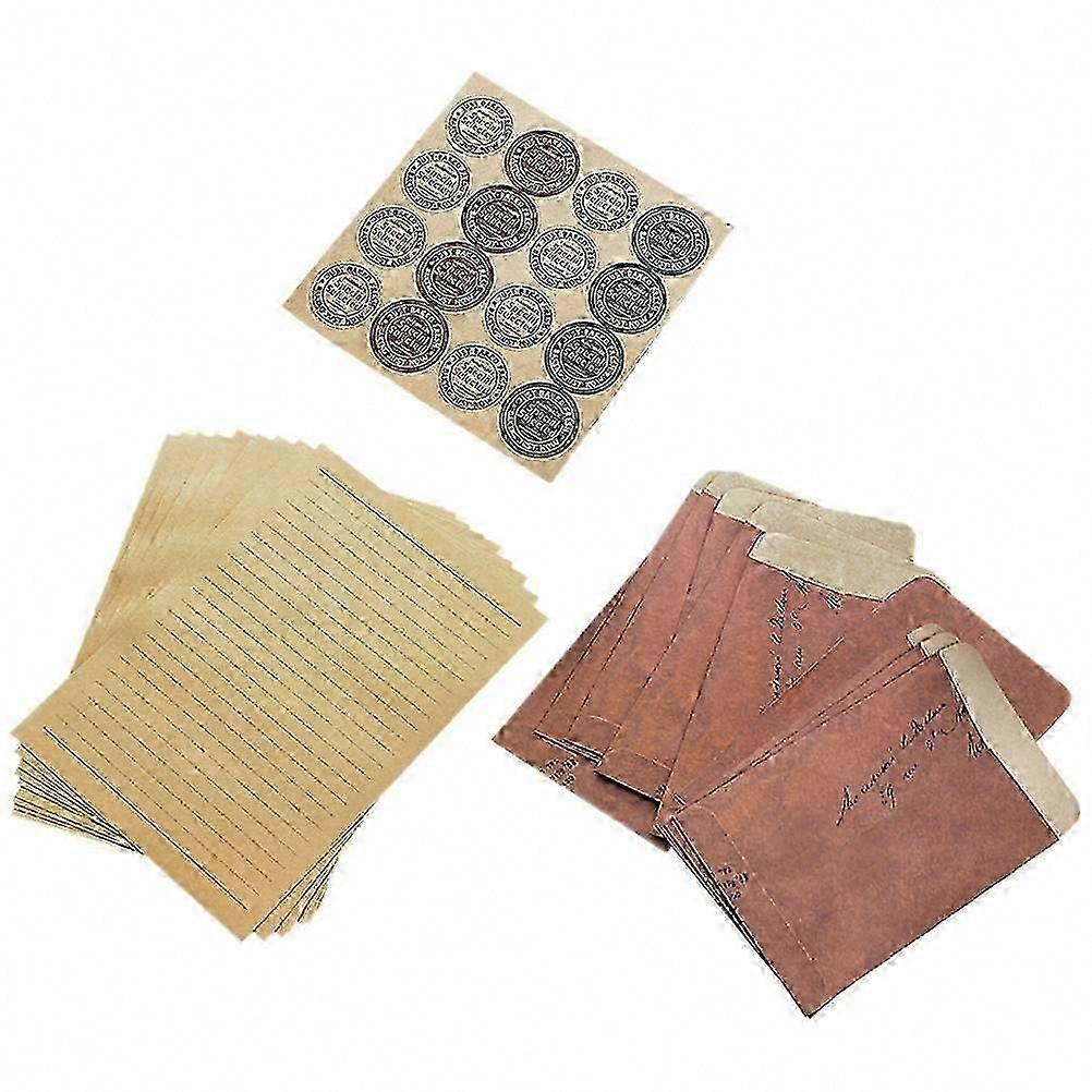 Vintage Letter Paper Set with Envelopes - Retro Stationery Kit for Writing