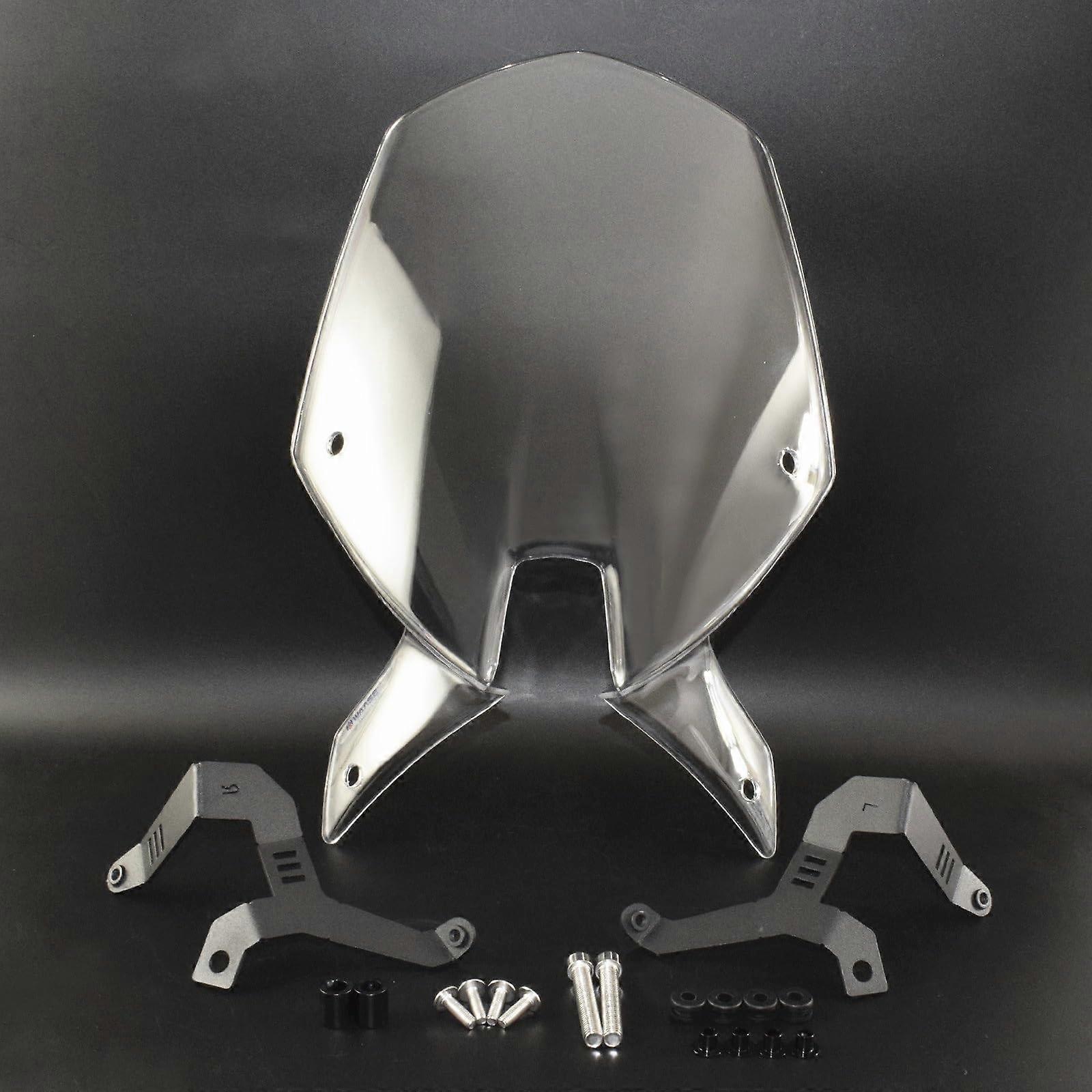 Transparent Motorcycle Windshield With Mounting Bracket 2021-2022 for Ducati Monster 937 950 Plus