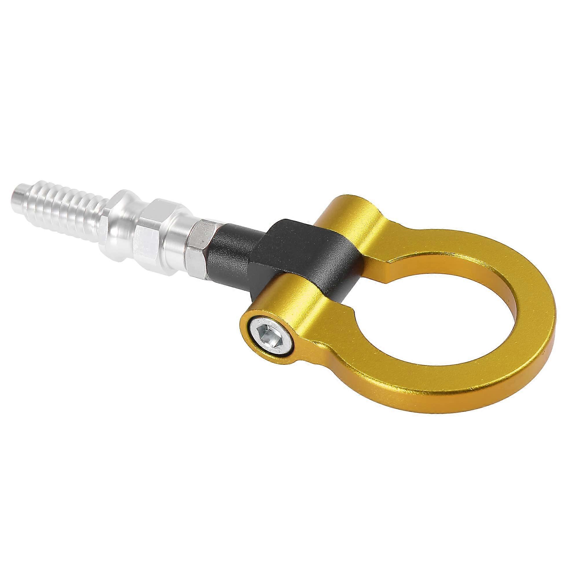 Car Tow Hook for BMW Gold Tone, Compatible with Various Models, Durable Metal Construction, Easy Installation