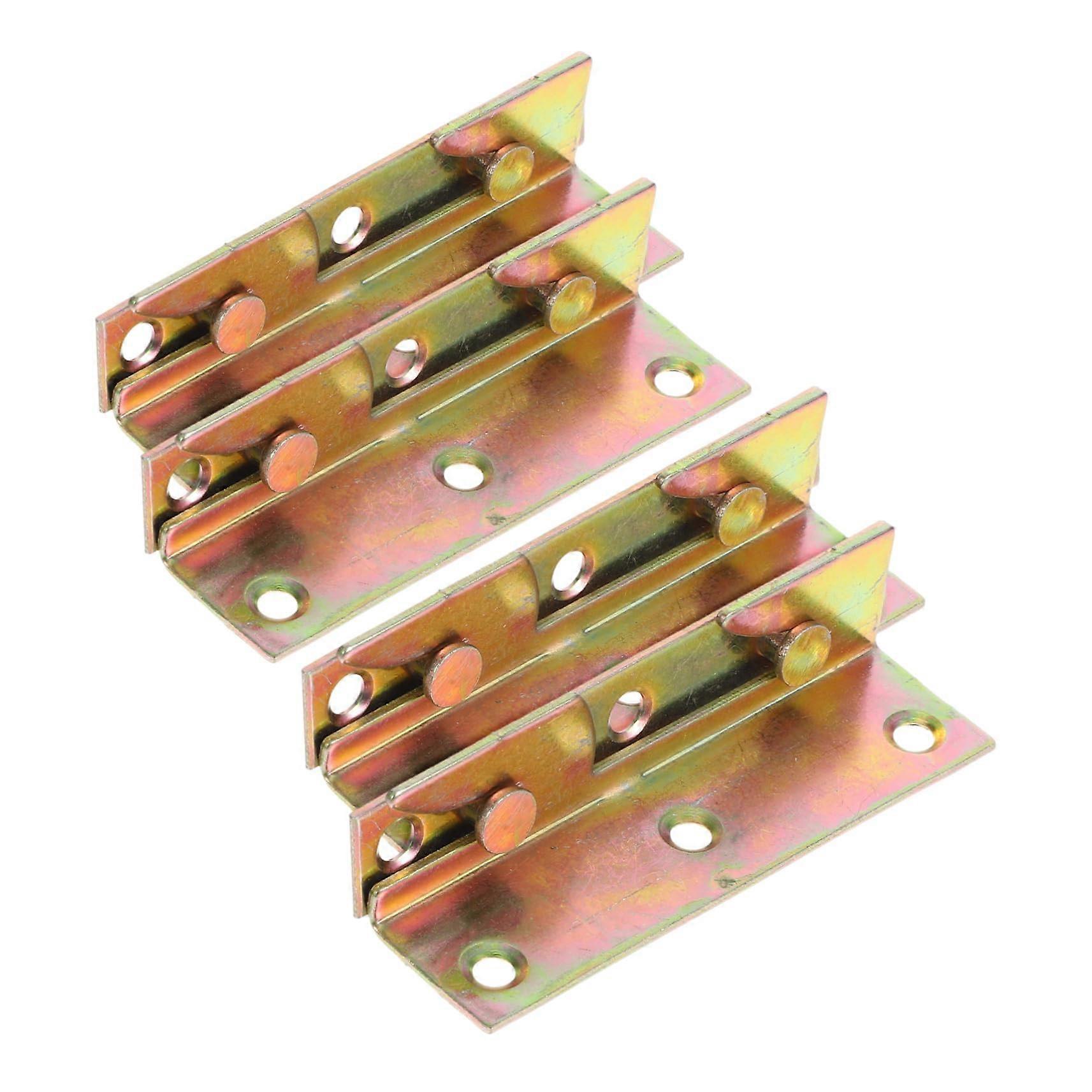 Bed Rail Bracket Pack Of 4 For Bed Frame Hinge And Rail Fixings