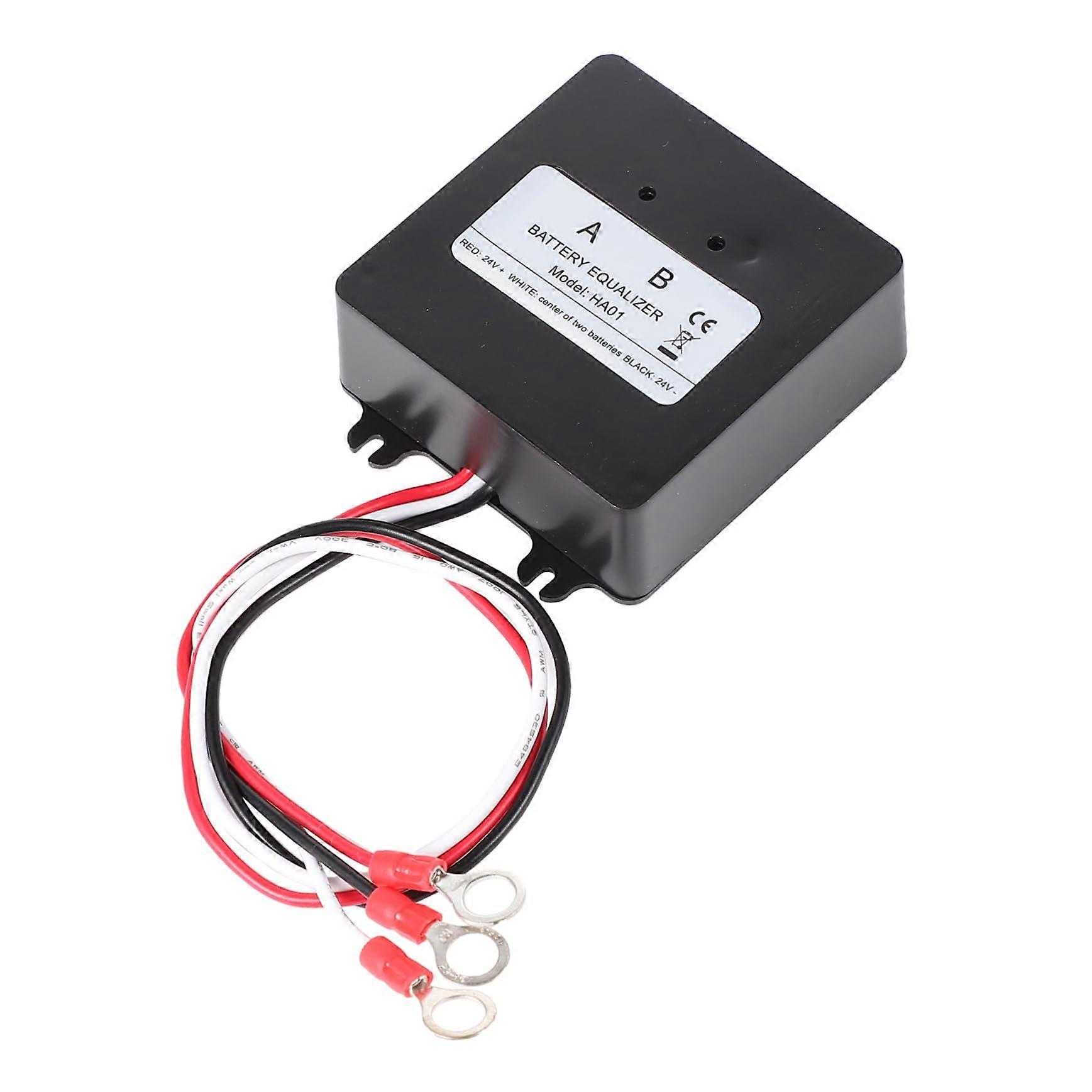 Battery Regulator 24V Battery Equalizer For 24V Systems Voltage Stabilizer Battery Balancer Shell Plastic
