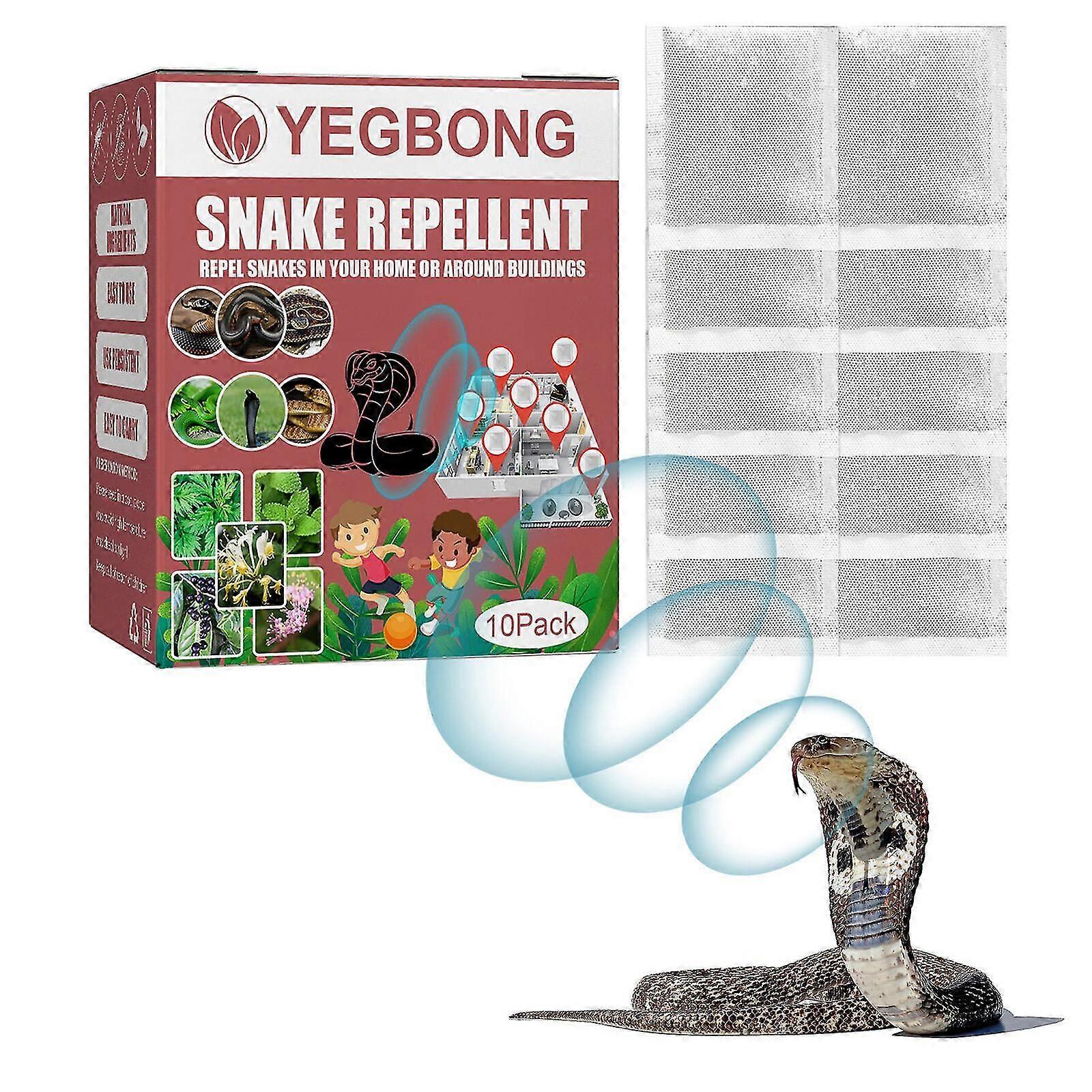 10 Pack Snake Away Repellent, Snake Repellent Poser for repelling utendørs innendørs