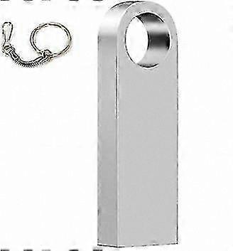 Customizable Metal USB Flash Drive with Key, High-Speed Storage Options: 4GB to 128GB