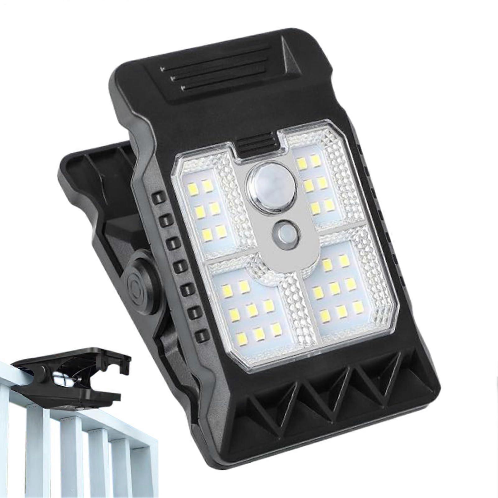 Clip on Solar Lights 300LM Motion Sensor for Patio, Grill Fence