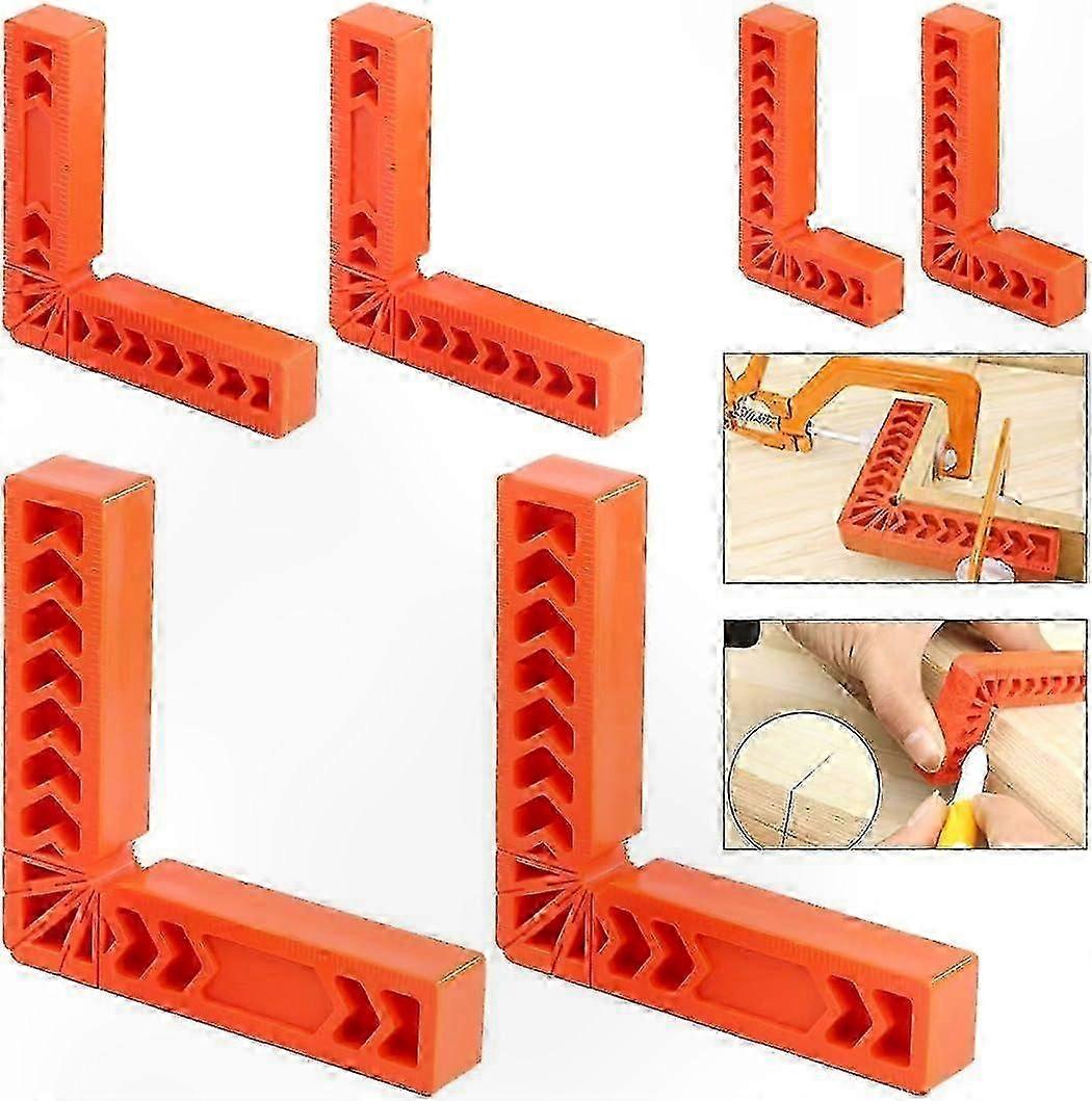 L Angle Ruler and Right Angle Carpentry Tools for Woodworking Projects Including Photo Frames, Boxes, Cabinets, and Drawers