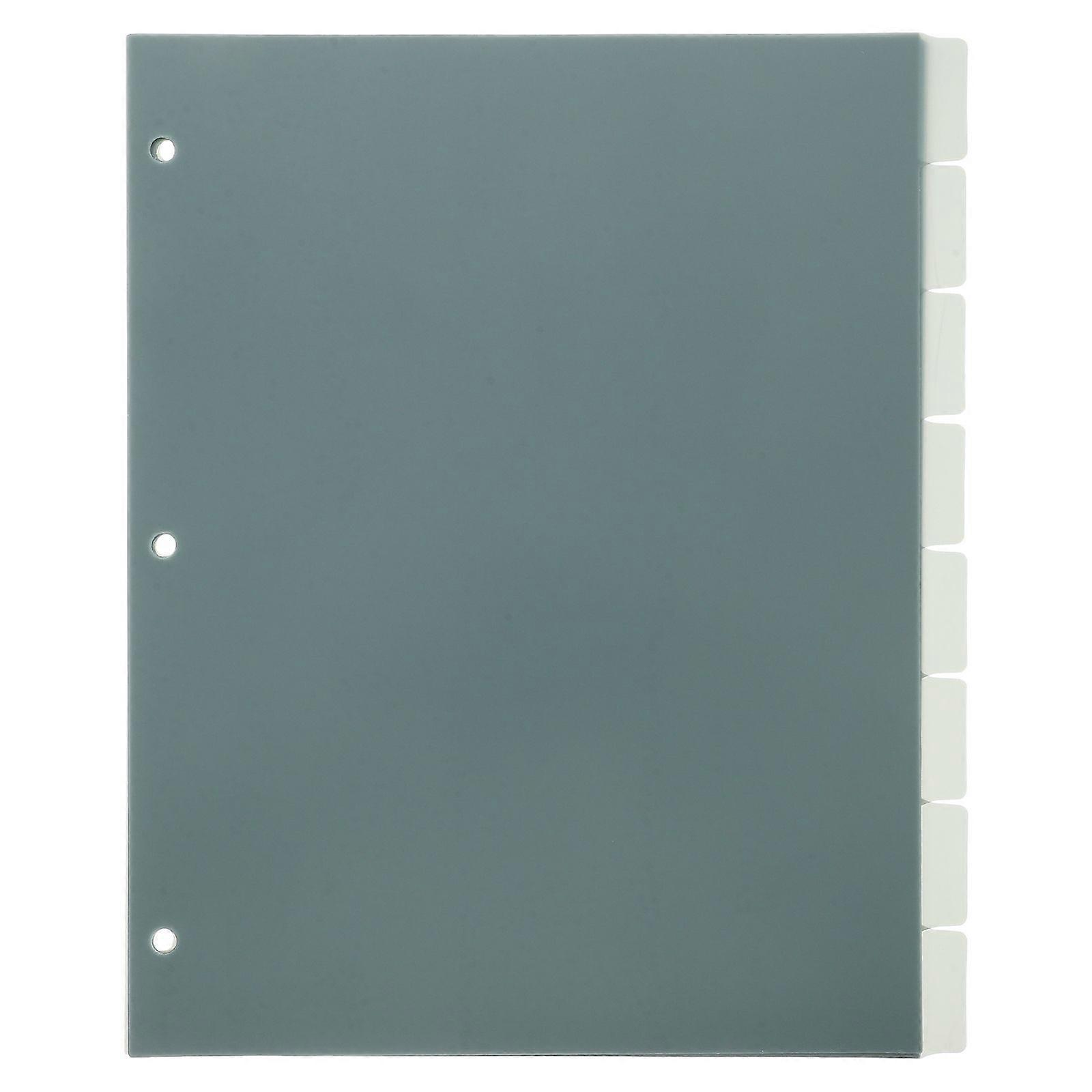 1 Set Aesthetic Binder Dividers with Tabs 3 Hole Tab Divider for A4 Notebooks Plastic Binder Dividers Plastic Binder Dividers with Tabs Binder Divider