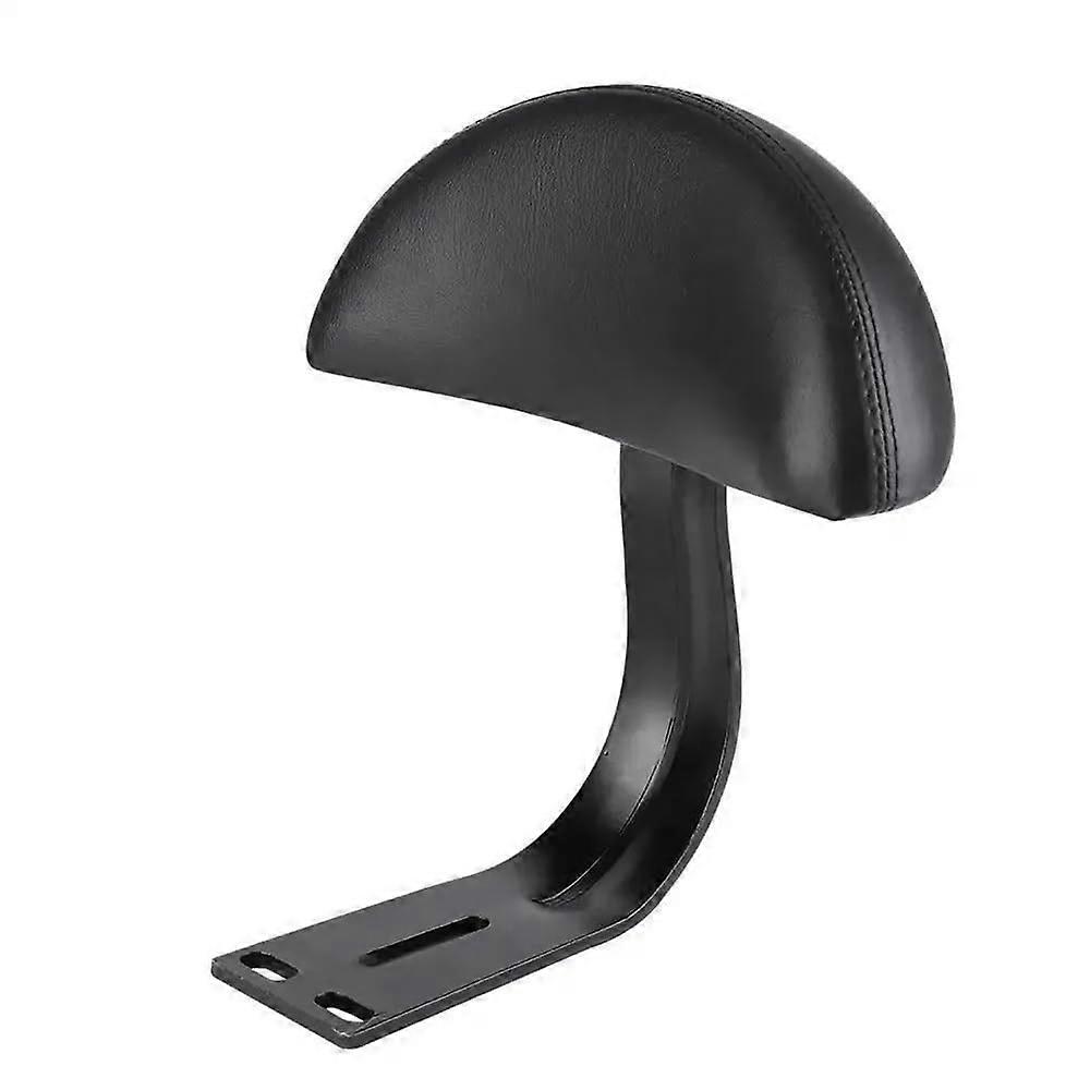 Rear Passenger Backrest Universal Motorcycle Backrest Pad For Seat Cushion Fits Most Models Black