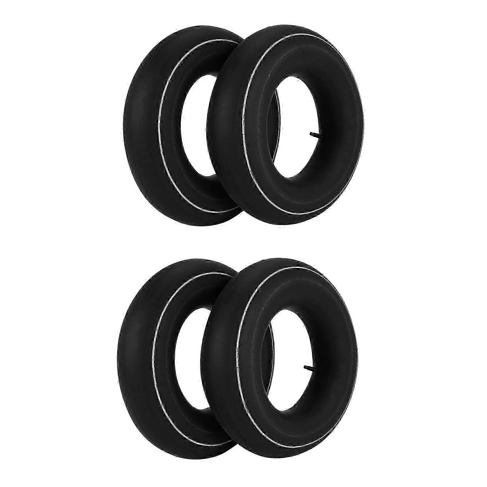 Verbesserte 4,80/4,00-8 Zoll Schläuche für Mäher und Sackkarren, 2er Pack