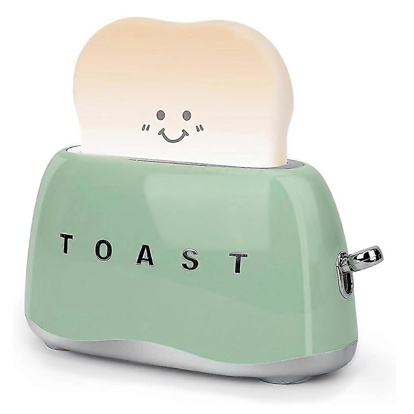 Für Retro Dekor Toaster LampeRetro Toaster geformt Schreibtisch Geschenke Grün