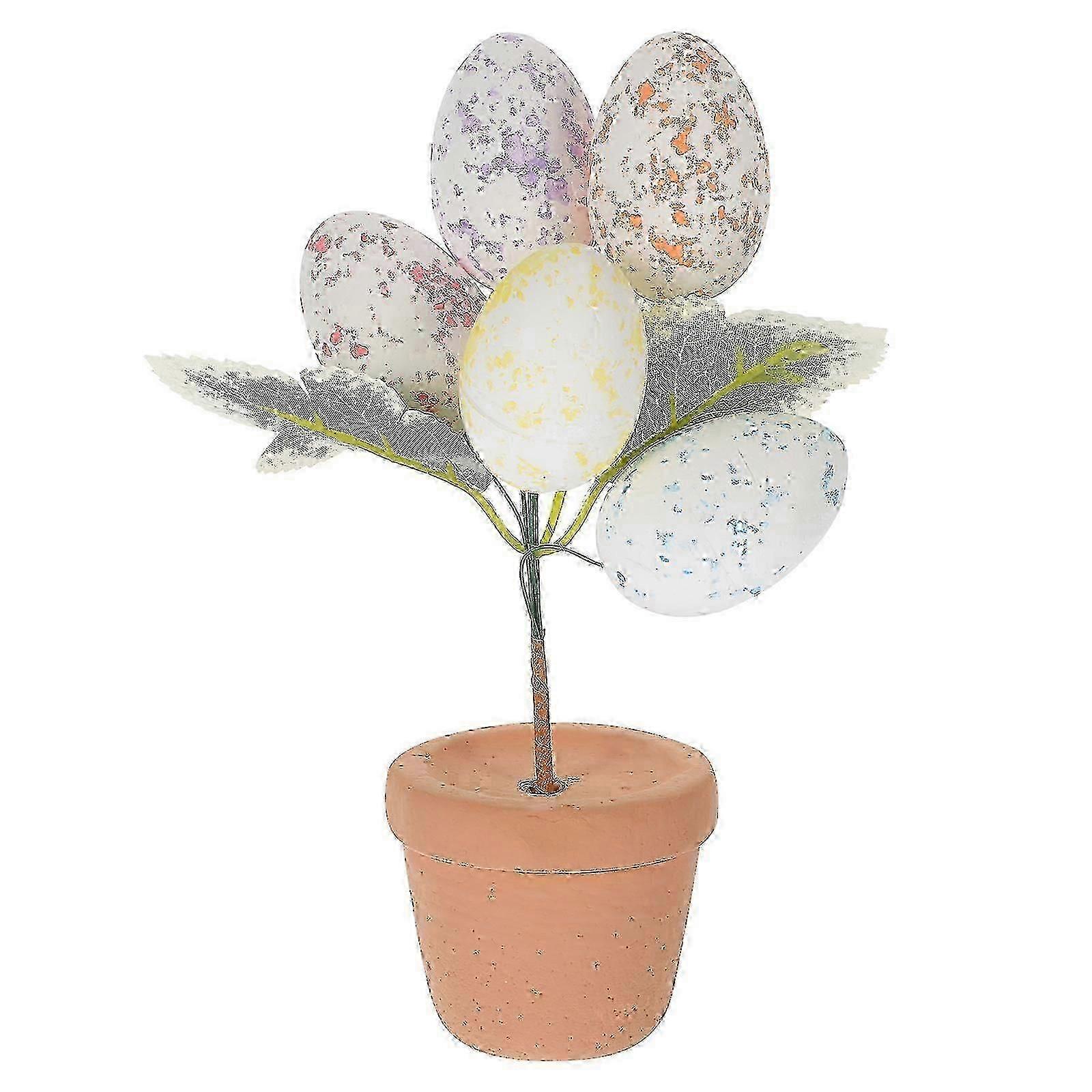 Easter Egg Bonsai Decoration Easter Egg Decoration Easter Desktop Decoration