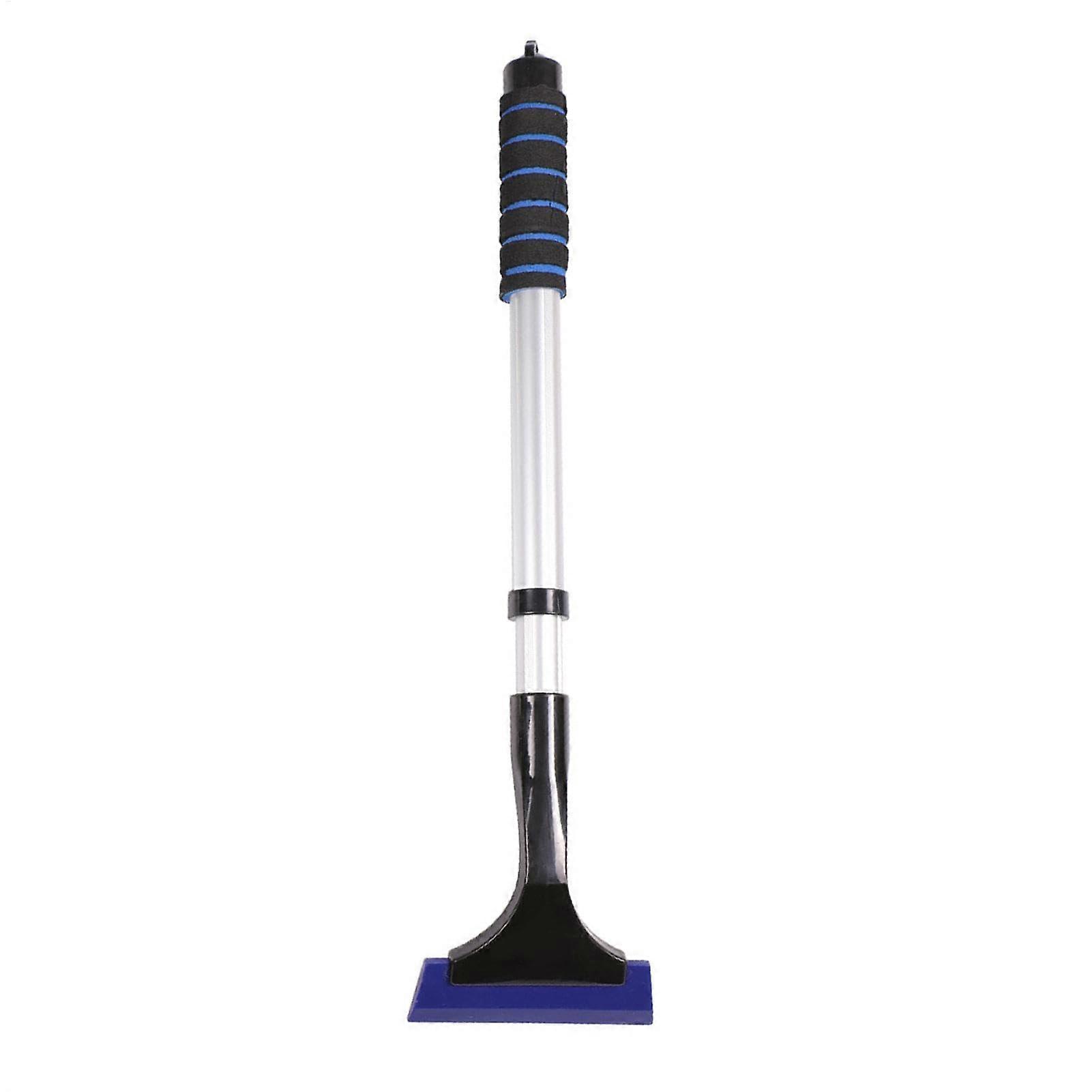 Car Snow Shovel, Multifunctional Foldable Car Shovel, Retractable Handle Car Shovel for DeIcing and Defrost Lightweight and Portable for Snow Blue